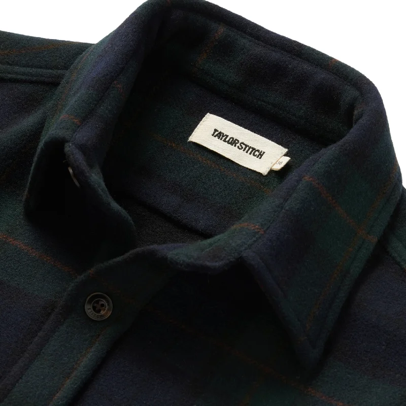 The Maritime Shirt Jacket in Saltwater Plaid