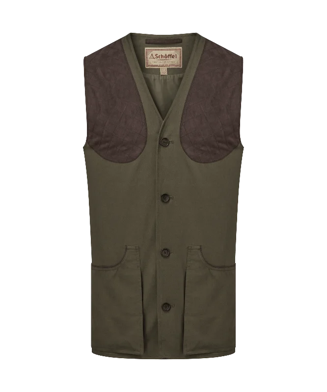 All Season Shooting Vest - Dark Olive