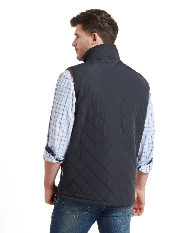 Barrowden Quilt Gilet - Midnight