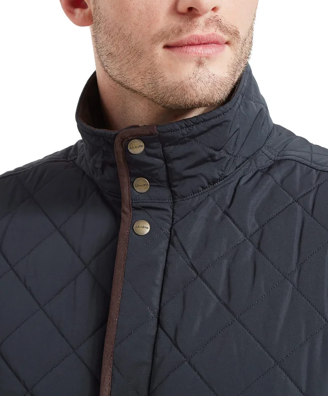 Barrowden Quilt Gilet - Midnight