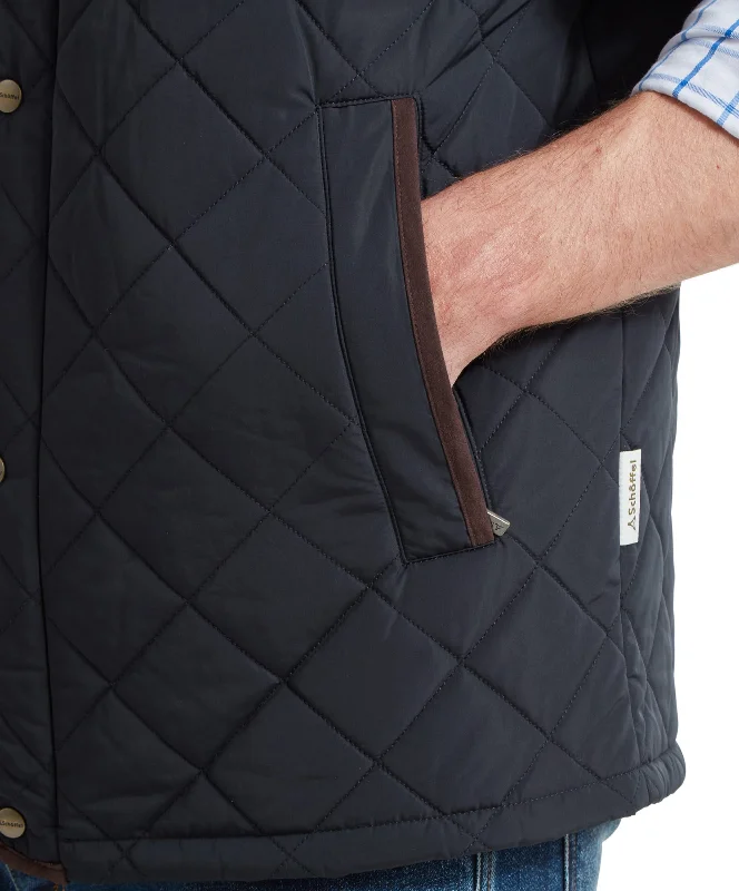 Barrowden Quilt Gilet - Midnight