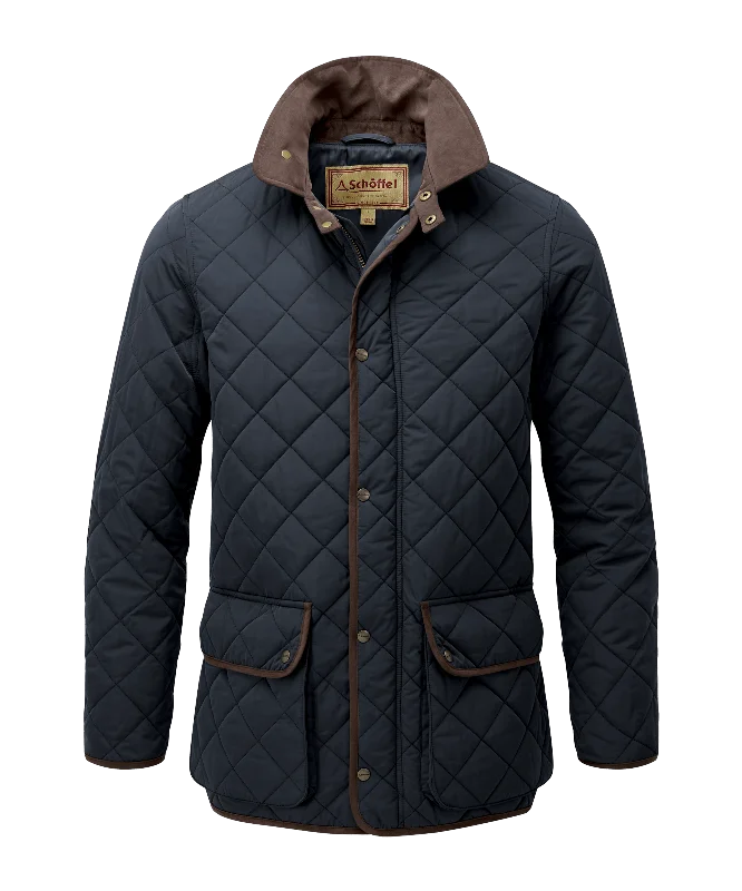 Barrowden Quilt Jacket - Midnight