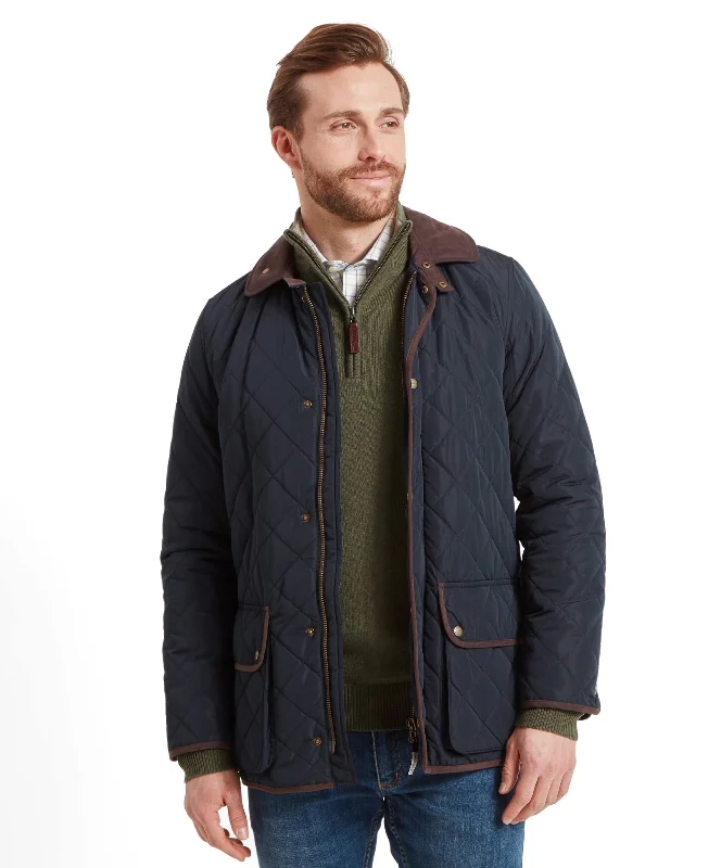 Barrowden Quilt Jacket - Midnight