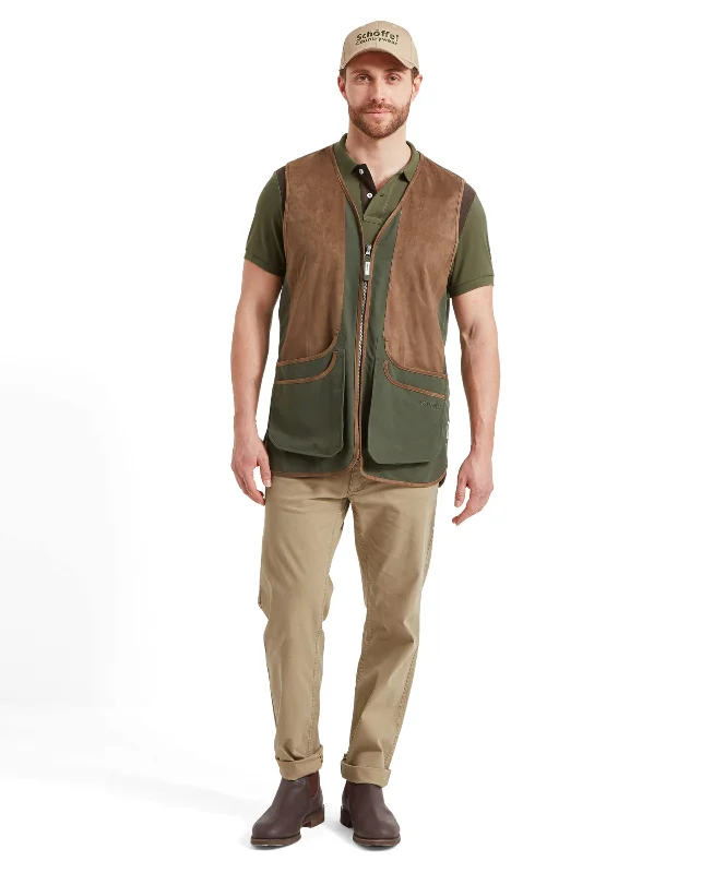 Grimsthorpe Clay Shooting Vest - Forest