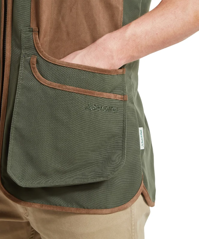 Grimsthorpe Clay Shooting Vest - Forest