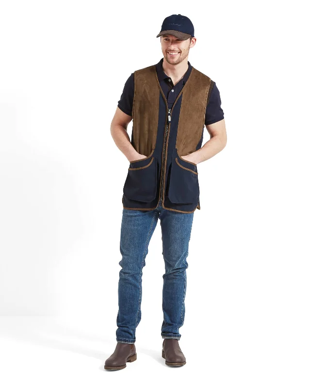 Grimsthorpe Clay Shooting Vest - True Navy