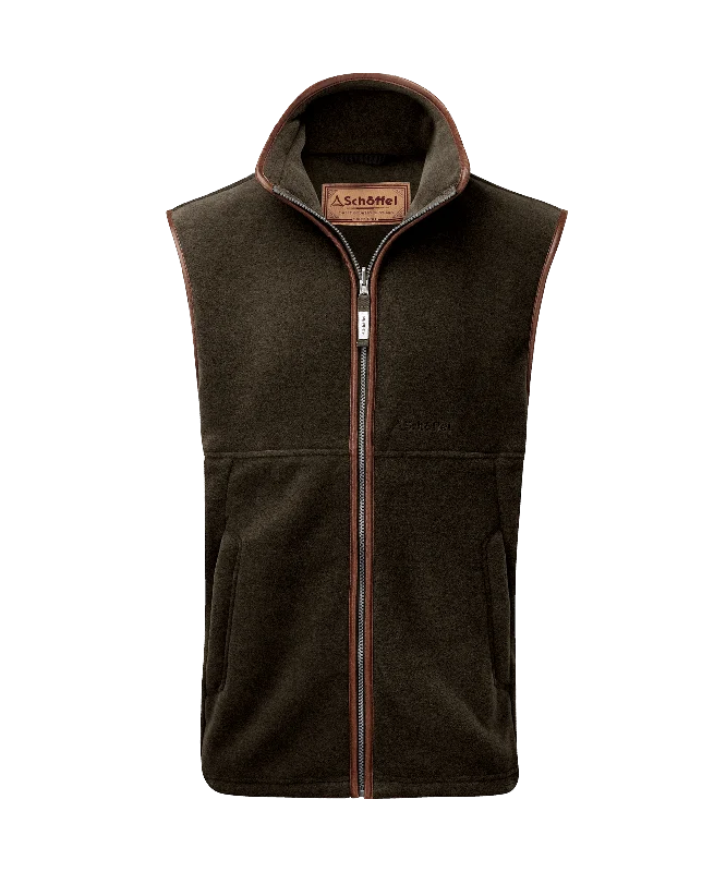 Oakham Fleece Gilet - Dark Olive