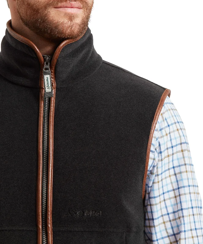 Oakham Fleece Gilet - Gunmetal