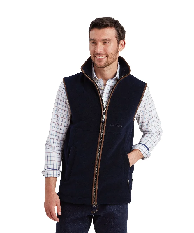 Oakham Fleece Gilet - Navy