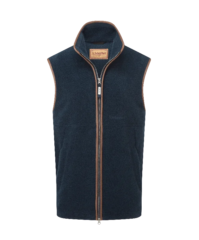 Oakham Fleece Gilet - Petrol Blue