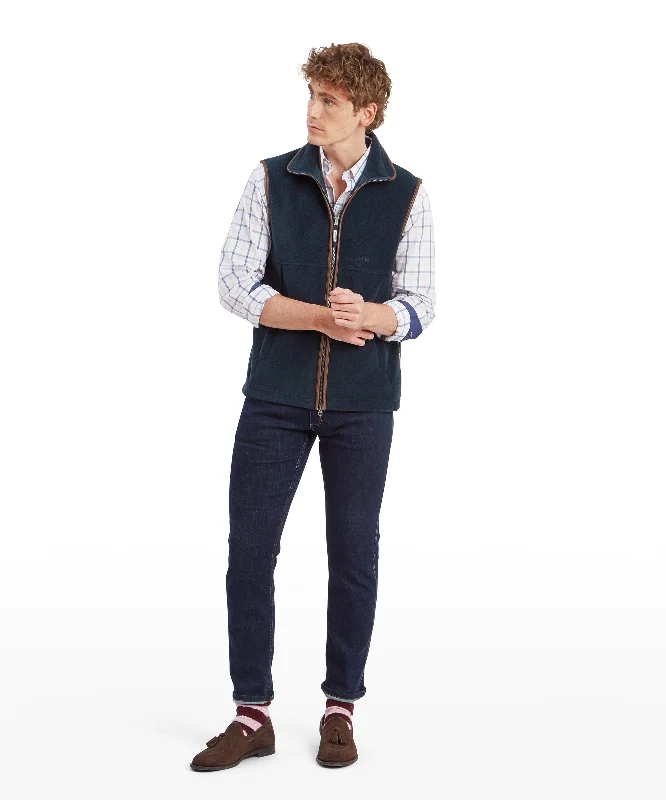 Oakham Fleece Gilet - Petrol Blue