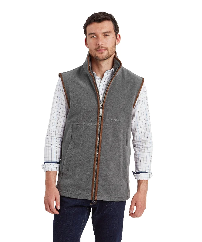 Oakham Fleece Gilet - Pewter