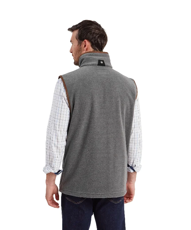 Oakham Fleece Gilet - Pewter