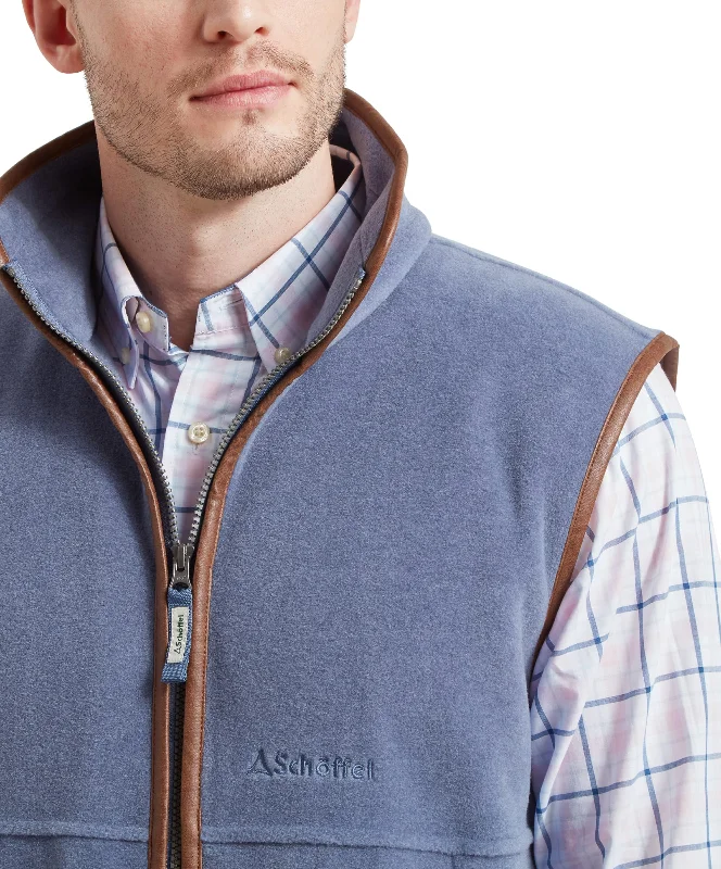 Oakham Fleece Gilet - Stone Blue