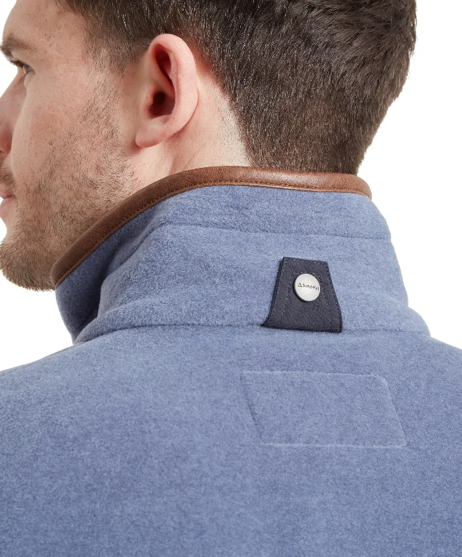 Oakham Fleece Gilet - Stone Blue