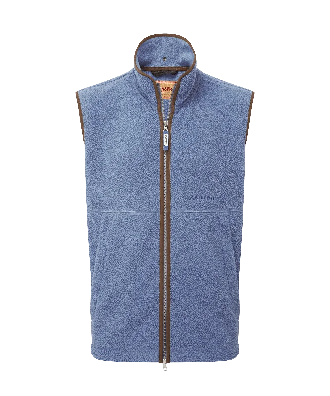 Oakham Retro Fleece Gilet - Vintage Navy