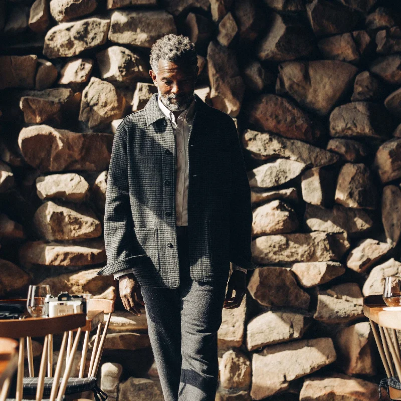 The Ojai Jacket in Ash Guncheck Wool