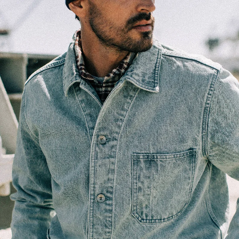 The Ojai Jacket in Washed Denim