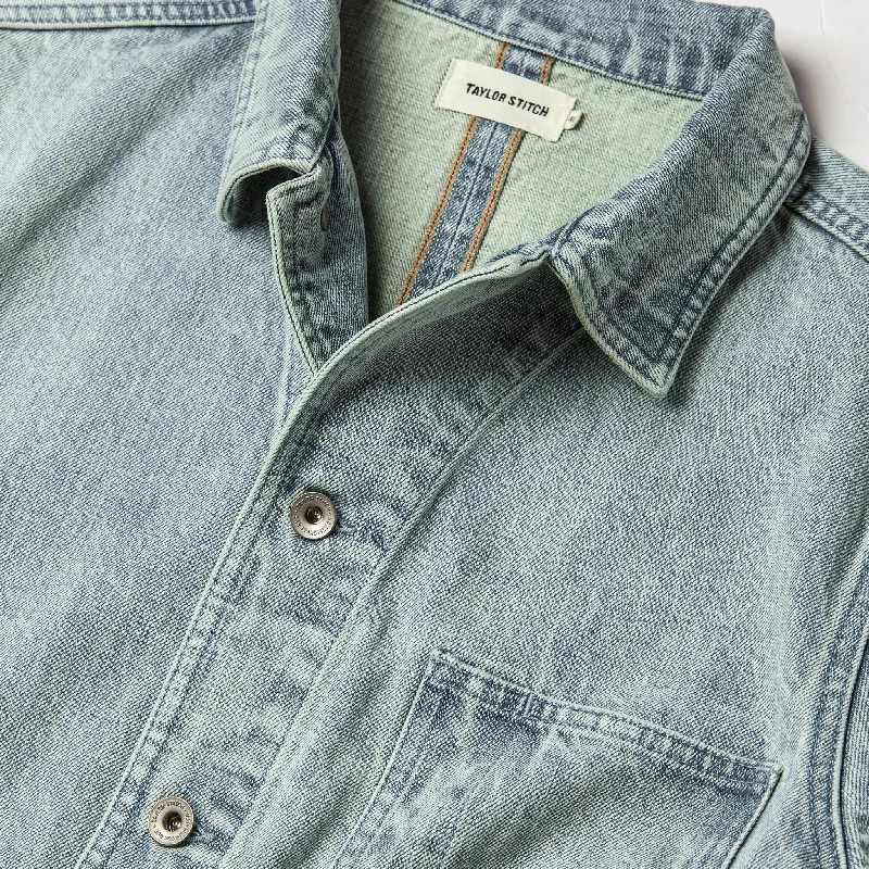 The Ojai Jacket in Washed Denim