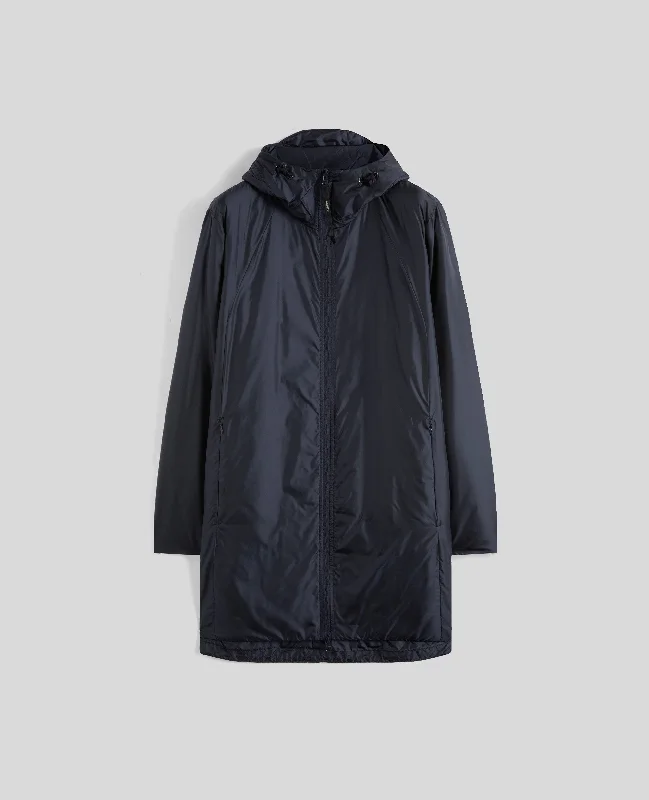 PARKA IN NYLON - NAVY