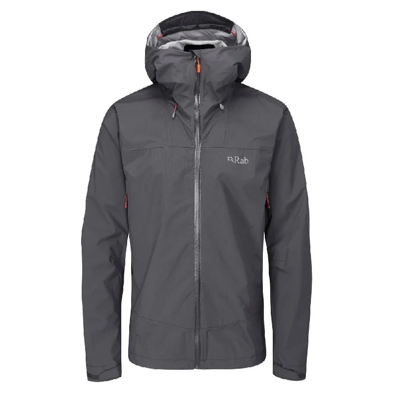 Rab Men's Downpour Plus 2.0 Waterproof Jacket (Graphene)