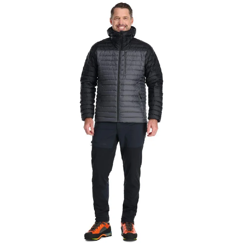 Rab Men's Microlight Alpine Down Jacket (Black/Graphene)