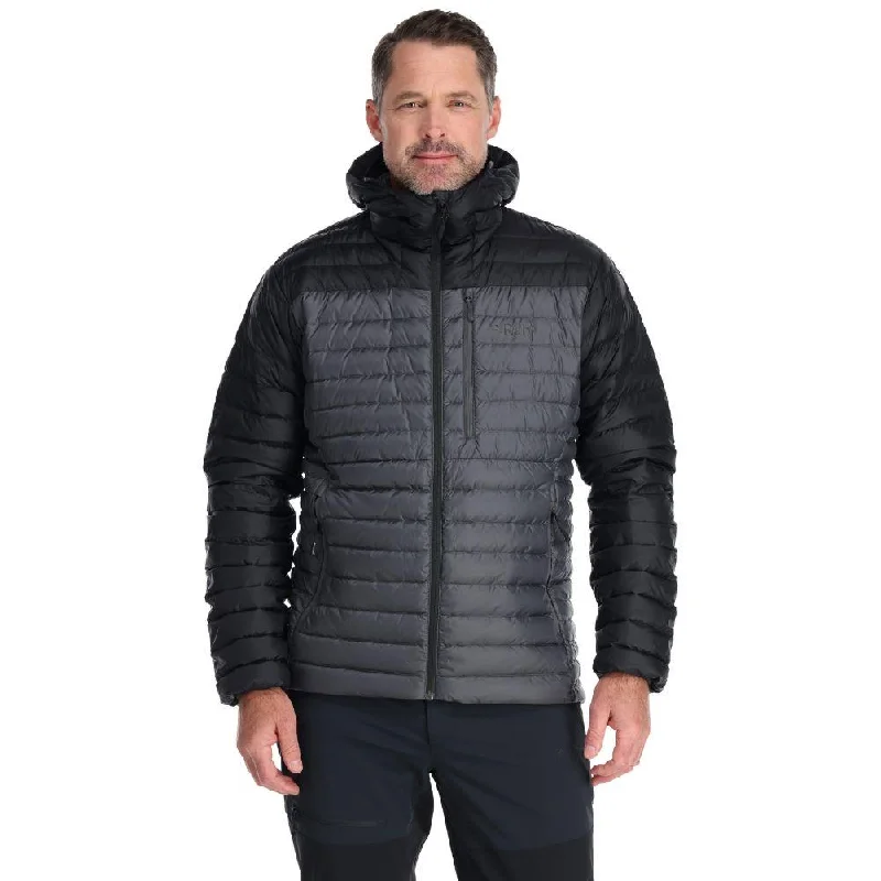 Rab Men's Microlight Alpine Down Jacket (Black/Graphene)