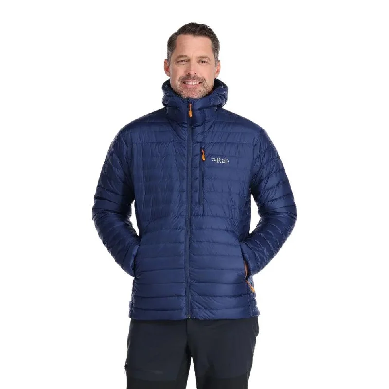 Rab Men's Microlight Alpine Down Jacket (Deep Ink/Marmalade)