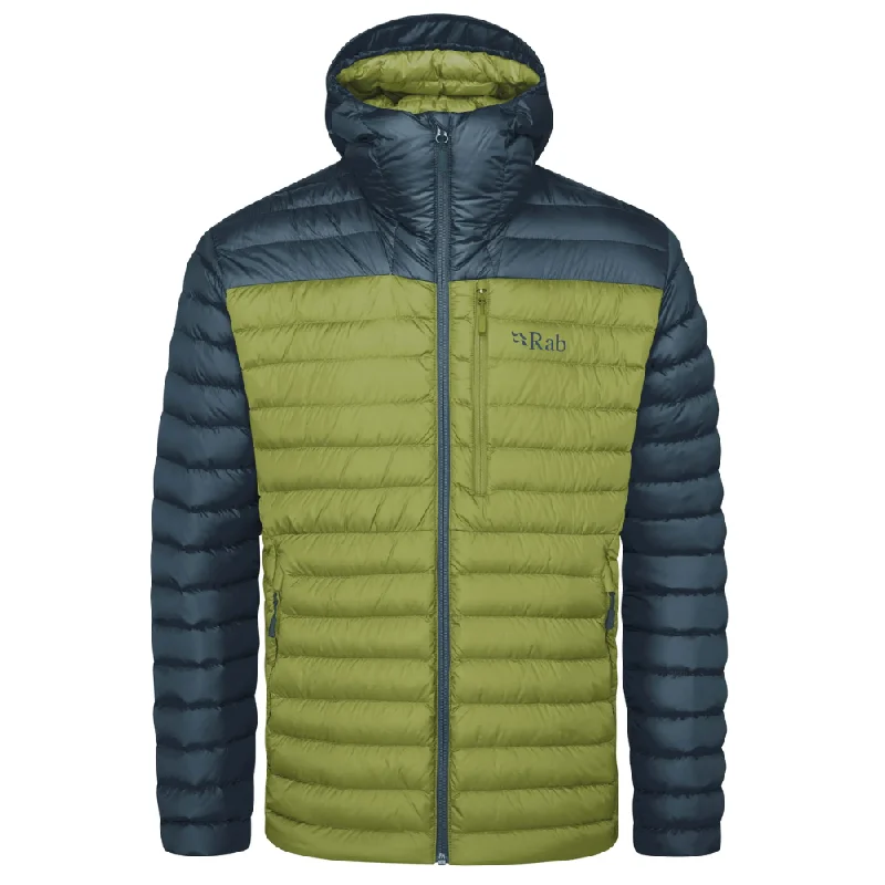 Rab Men's Microlight Alpine Down Jacket (Orion Blue/Aspen Green)