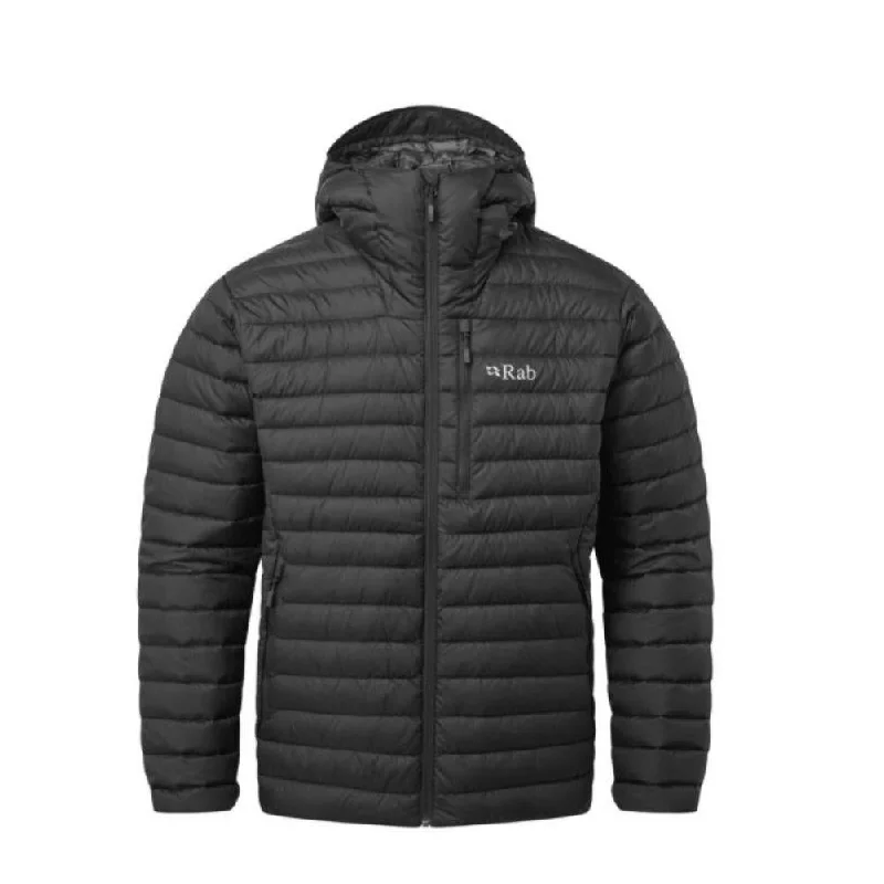 Rab Men's Microlight Alpine Recycled Down Jacket (Black)