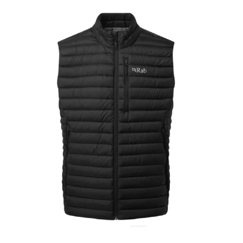 Rab Men's Microlight Recycled Down Vest (Black)