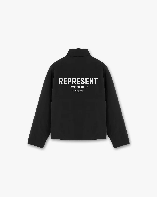 Represent Owners Club Wadded Jacket - Black