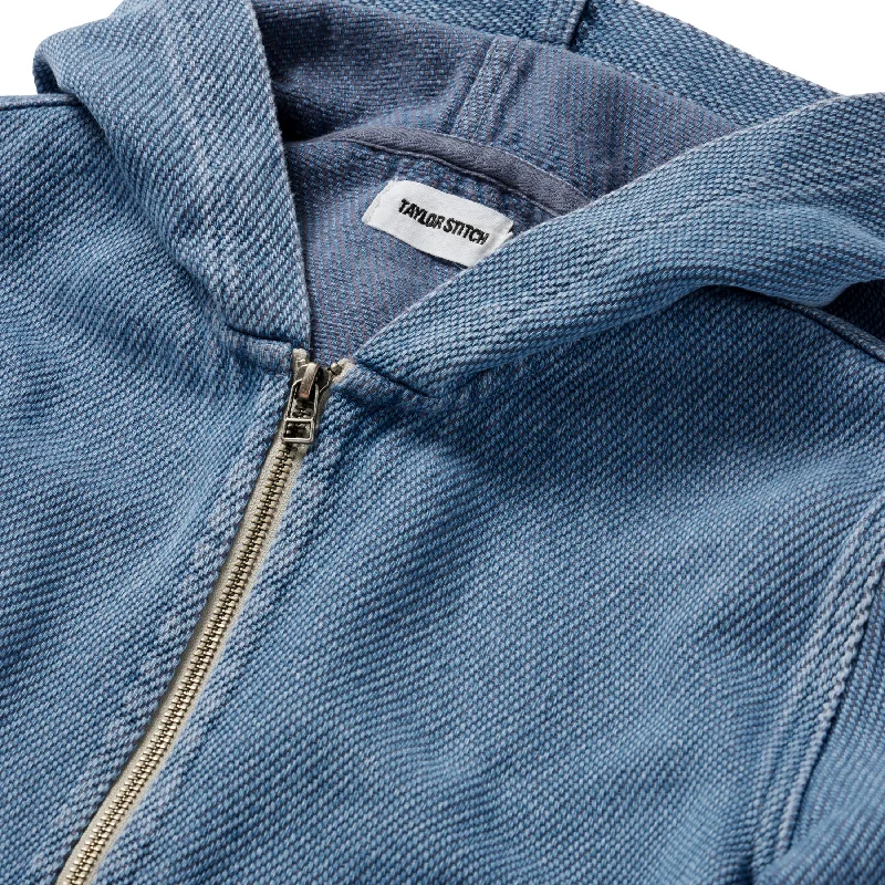 The Riptide Jacket in Washed Indigo Twill