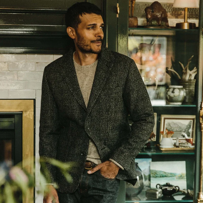 The Sheffield Sportcoat in Coal Slub Check