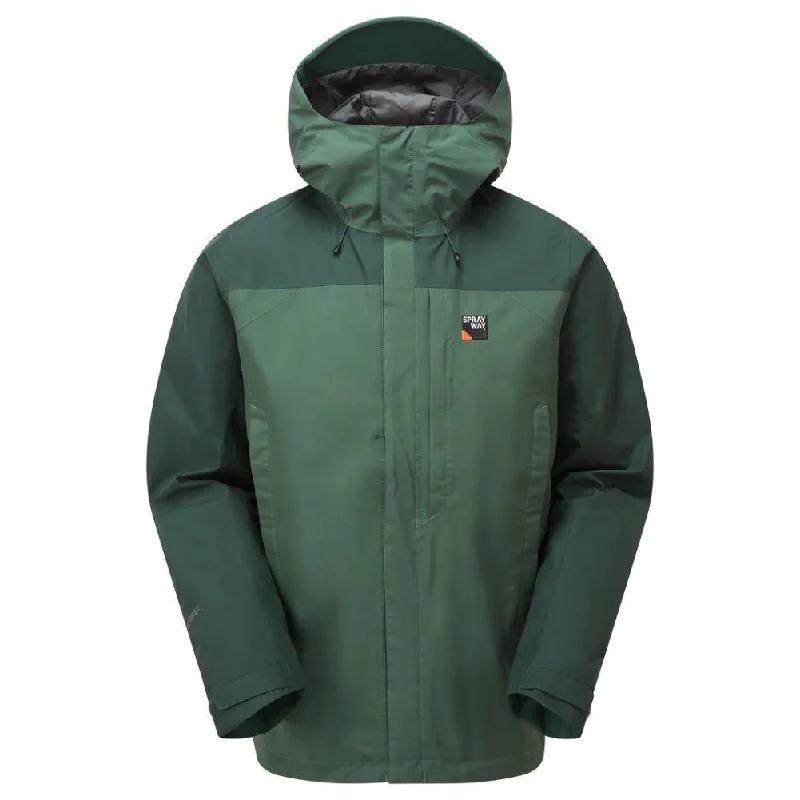 Sprayway Men's Reaction Long Jacket (Conifer/Dark Spruce)