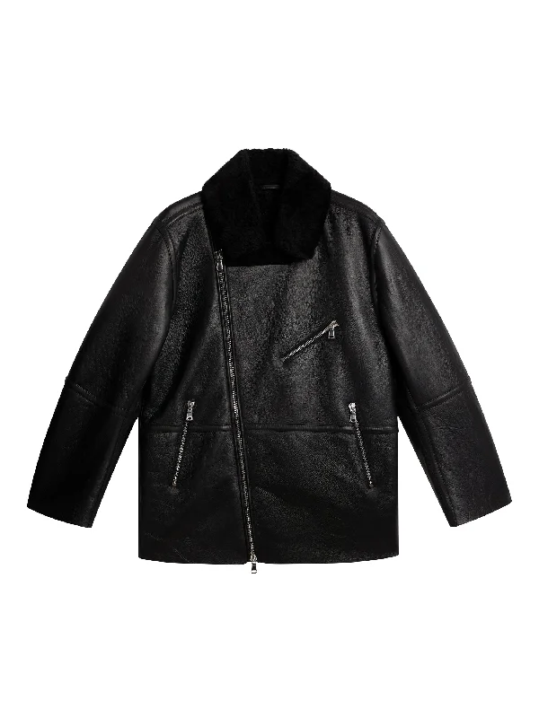 Sutton Shearling Jacket / Black