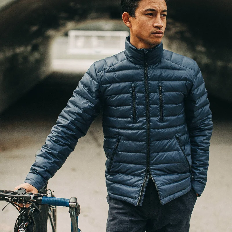 The Taylor Stitch x Mission Workshop Farallon Jacket in Midnight Blue