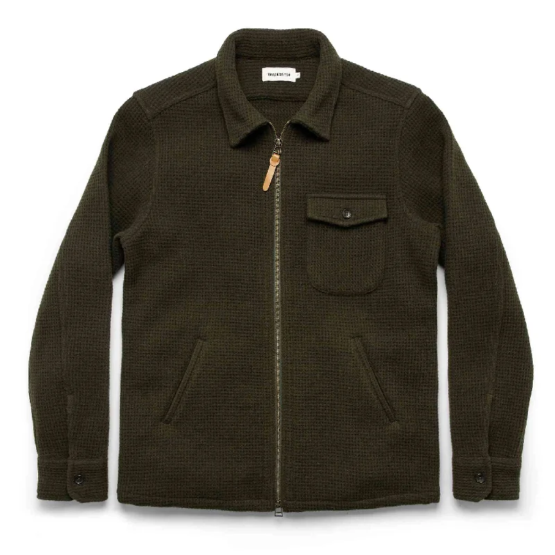 The Coit Jacket in Olive Waffle