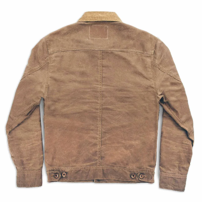 The Long Haul Jacket in Field Tan Waxed Canvas