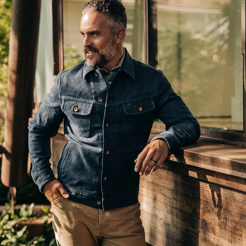 The Long Haul Jacket in Indigo Boss Duck