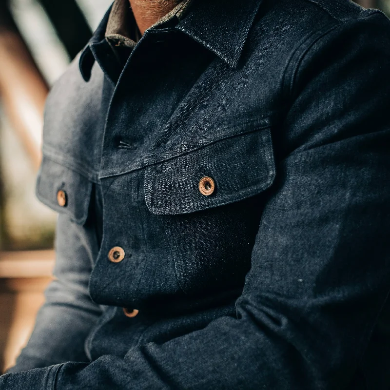 The Long Haul Jacket in Indigo Boss Duck