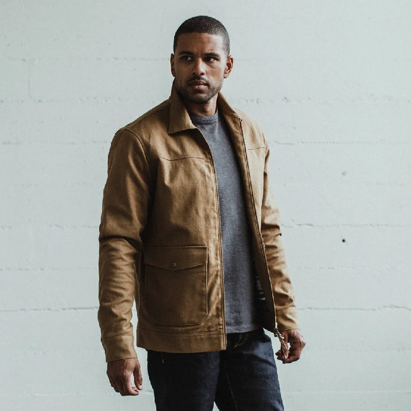 The Mechanic Jacket in British Khaki Boss Duck