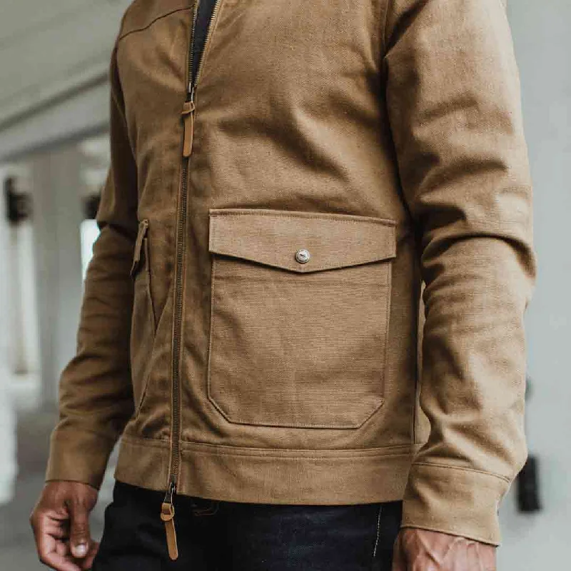 The Mechanic Jacket in British Khaki Boss Duck