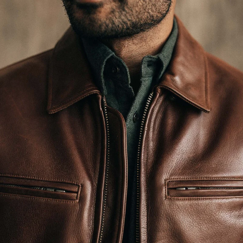 The Moto Jacket in Espresso Steerhide