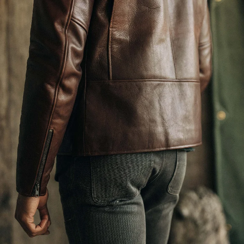 The Moto Jacket in Espresso Steerhide