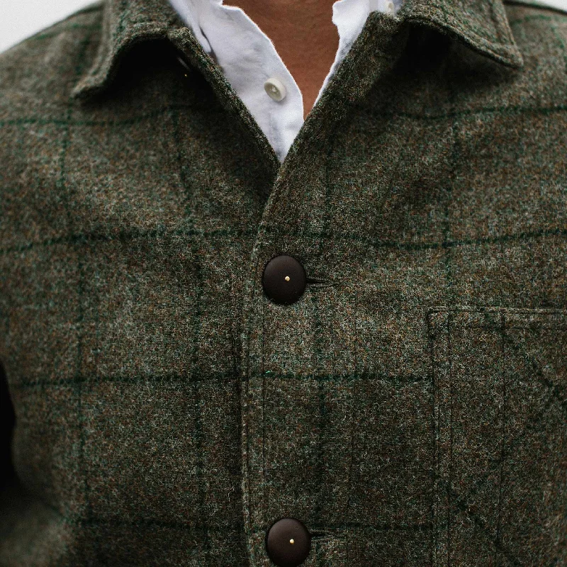 The Ojai Jacket in Windowpane Wool