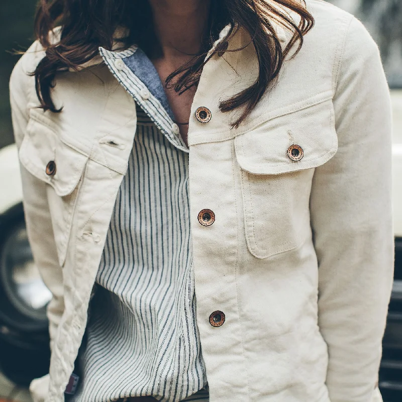 The Pacific Jacket in Natural Denim