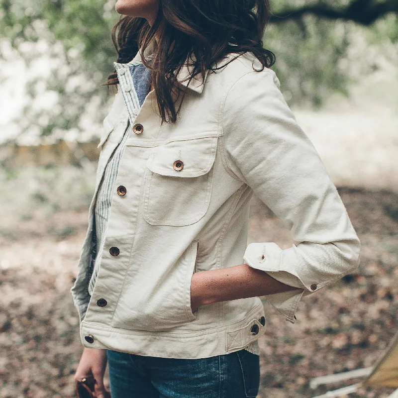 The Pacific Jacket in Natural Denim