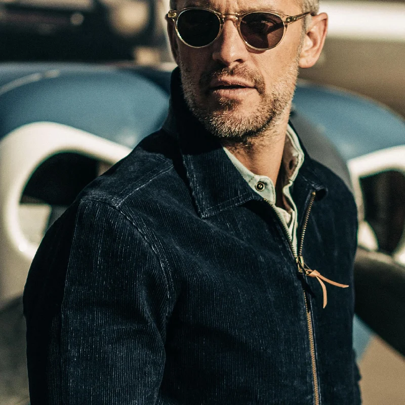 The Piston Jacket in Indigo Corduroy