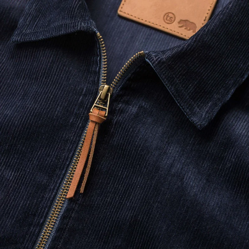 The Piston Jacket in Indigo Corduroy